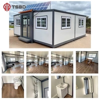 Maison Modulaire Écologique Préfabriquée Canadienne Économique à 2 Chambres, Bureau Autonome, Conteneur Alimenté à l'Énergie Solaire, Tiny House
