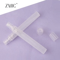 Flacons de parfum en plastique givré de 5 ml, 8 ml, 10 ml, rechargeables, atomiseurs de parfum vides en forme de stylo, format voyage, vente en gros