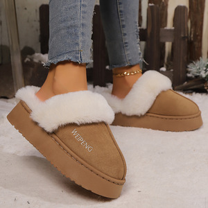 Pantofole da <span class=keywords><strong>Donna</strong></span> StepGrace, Morbide e alla Moda, con Pelliccia Calda, Suola Spessa e Piattaforma per l'Inverno - Product Image 4