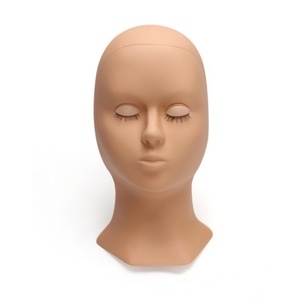 Cabeza de Maniquí de Silicona para Prácticas de Pestañas, Modelo de Tres Colores con Párpados Removibles, Accesorios y Herramientas para Pestañas Pinky Leem - Product Image 4