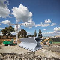 Bureau préfabriqué pliable SMARTBUILD - Structure modulaire portable pour chantier de construction, supermarché, salon
