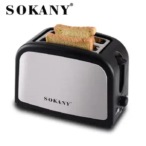 Premium Brand Sokany 008s 2 Slice Electric Household Bread Housed Waffle Toaster Breakfast Machine