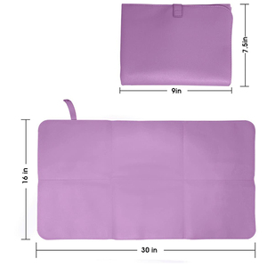 Nouveau-né bébé enfant en bas âge maman végétalien cuir couche couche matelas à langer tapis Portable - Product Image 5