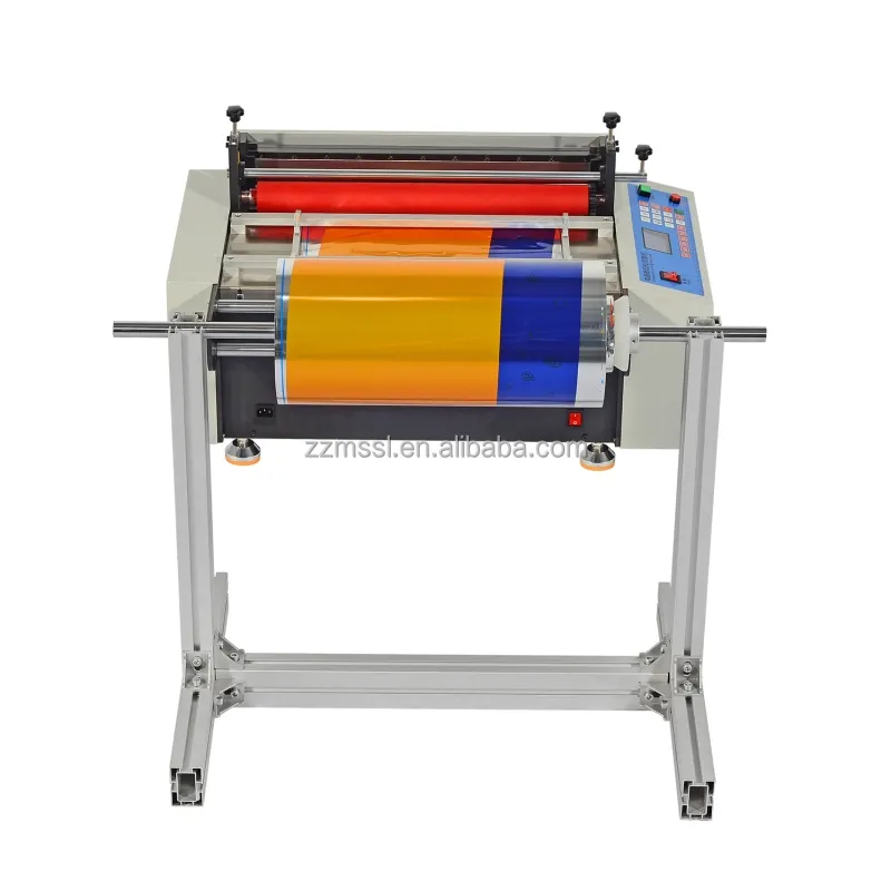 Otomatis PVC PET Film Nonwoven kertas kain Label pemotong kain plastik Roll mesin Roll untuk lembar mesin pemotong