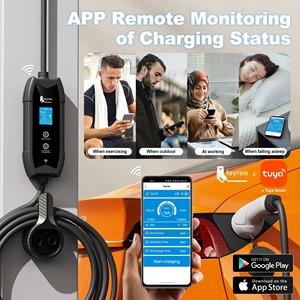 Cargador de Vehículos Eléctricos para el Hogar Feyree de 3.5kW GBT, Cargador de Coche Eléctrico WIFI de 16A para Uso Doméstico con Control por Aplicación, Cargador de Vehículos Eléctricos Portátil de 264V con Batería - Product Image 5