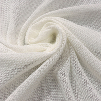 Tissu occultant ignifuge en polyester 100 % imitation chanvre, ignifuge, pour rideaux d'ingénierie