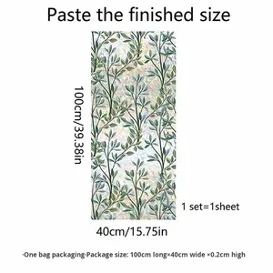 Te mooi Tovenaar van Oz ~ PVC-raamsticker Glasfolie Badkamer Privacy Ondoorzichtig Waterdicht Verwijderbaar - Product Image 5