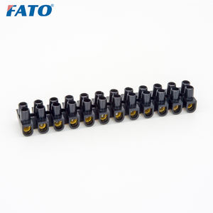 מסוף בלוקים רצועת 3A <span class=keywords><strong>PE</strong></span> 12P חוט מחבר U סוג עבור נמוך מתח להבת מעכב קל לחתוך עיצוב - Product Image 3