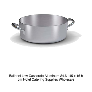 หม้ออะลูมิเนียมทรงตื้น Ø 45 ซม. สูง 16 ซม. ความจุ 24.6 ลิตร ยี่ห้อ Ballarini - Product Image 2