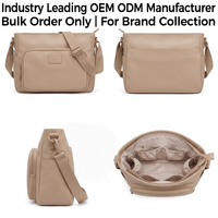 Usine OEM ODM de Marque Privée pour Sacs à Couches en Cuir Microfibre pour Bébé, Sac à Langer pour Poussette, Sac de Poussette pour Maman et Papa, Fabricant en Gros