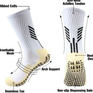 Custom Logo Youth Men's Football Soccer Crew <strong>Socks</strong> Wholesale Digital Printing Knitted Non-Slip Professional Sports <strong>Socks</strong> Nylon - Product Image 2