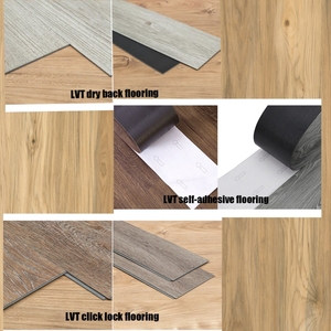 Baldosas de vinilo de PVC, láminas de tablones compuestos LVT impermeables, suelos con diseño moderno de grano de <span class=keywords><strong>piedra</strong></span> de madera para gimnasio y Hospital - Product Image 5