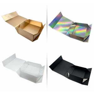 Rts tùy chỉnh readytoshiporder Đồng hồ đồ trang sức đóng gói bưu phẩm Gấp nắp mở nến từ hộp vật liệu tái chế lông mi - Product Image 2