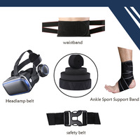 Sangle élastique personnalisée en polypropylène et polyester recyclé, ruban en caoutchouc pour lunettes de massage