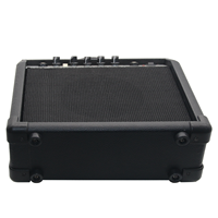 Amplificateur combo compact pour guitare électrique avec égaliseur 3 bandes et interrupteur de gain/drive pour les séances de pratique à domicile ou en chambre