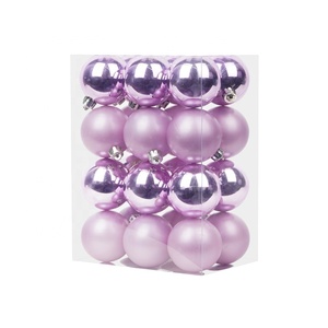 China supplier custom least wholesale <span class=keywords><strong>Mexican</strong></span> Christmas decoration plastic pink ball set - Product Image 6