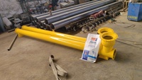 Convoyeur à vis tubulaire LSY325, moteur 380V, longueur personnalisée, haute efficacité, pour le transport de poudre de ciment dans les grandes centrales à béton