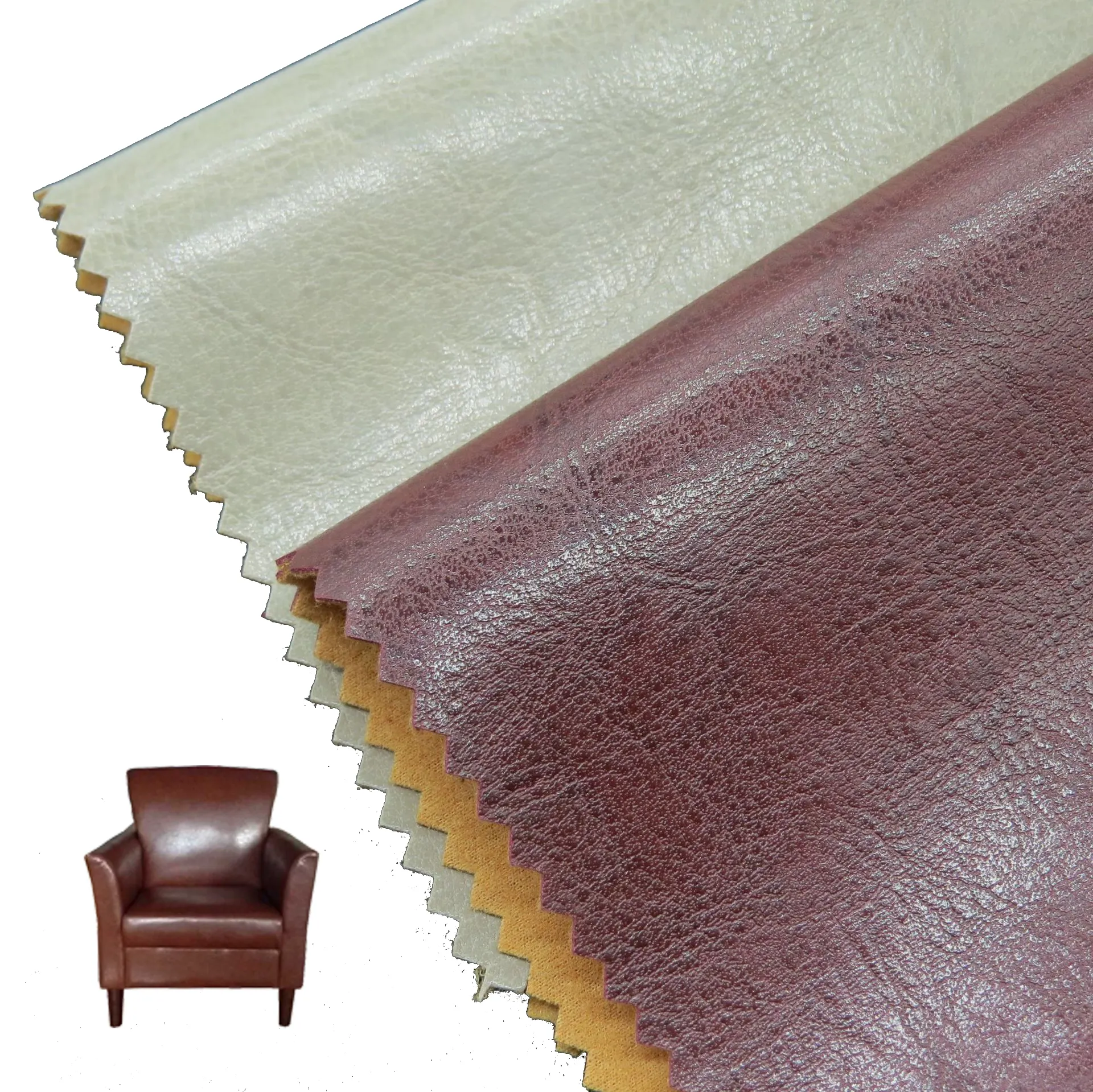 R64 PVC Synthetic Leather for Sofa Jewelry Box and Leather Pouch Packaging PVC Leather Embossed Weave for Car Seat Cover Handbag