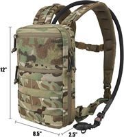 Sac d'hydratation tactique KRYDEX en nylon Molle 1,5 L - Sac à eau léger - Sac à dos Molle pour la randonnée - STOCK US