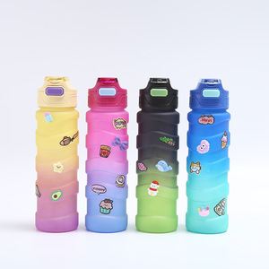 Juego de Botellas de Agua Deportivas 3 en 1 de 1800 ml, 800 ml y 280 ml, con Gradiente, Libres de BPA, para Gimnasio, Viajes, Escuela, Regalos - Product Image 4