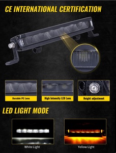 Barre Luminose LED Fuoristrada Approvate Emark 22/32/42/52 Pollici, Impermeabili IP67, 12V, per Auto 4X4, Camion Fuoristrada, Tacoma, Jeep - Product Image 3