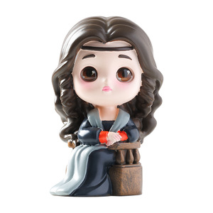 Yu Mo Craft - Figura Coleccionable de Resina de la Famosa Pintura 'La Niña' en Caja Sorpresa, Juguete Decorativo de Escritorio, 6 Ediciones Básicas y 1 Edición Oculta - Product Image 5