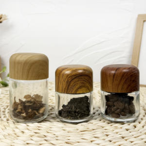 <b>clear</b> Child Resistant <b>Glass</b> Jar Flower Packaging Containers with CR Lids - Product Image 5