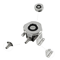 Douille de nettoyage de fût de type G |   Adaptateur de nettoyage en laiton pour coupleur de bière G Sankey avec raccord cannelé 3/8 pouces