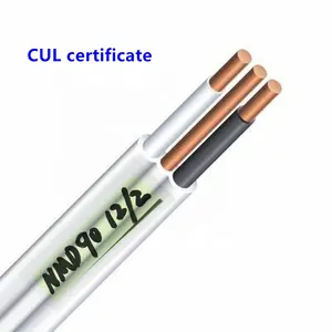 CSA Certificate Nmd90 300v Copper Building Wire 75m 150m Roll Packing PVC Solid Pvc Insulated Cable 14 12 10 8 6 AWG nmd 90