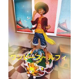 Grande taille anime figure statue grande taille une pièce <span class=keywords><strong>luffy</strong></span> fibre <span class=keywords><strong>de</strong></span> verre sculpture enfant jouet pour la maison boutique <span class=keywords><strong>d</strong></span>écor - Product Image 3
