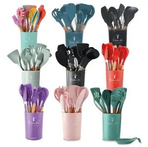 New kitchenware silicone shovel spoon new kitchen utensils and house hold appliances white