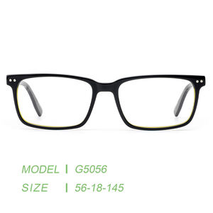 Vente en gros de montures en acétate rectangle noir écologique OBM 56-18-145 Lunettes de soleil en acétate marron Lunettes de soleil unisexes grises personnalisées en acétate - Product Image 4