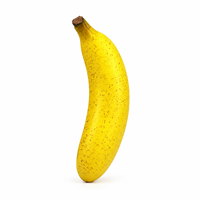 Jouet Squishy Banane en Mousse PU à Remontée Lente, Fruit Tropical Simulé, Parfum Sucré, Doux à Presser, Anti-Stress pour Enfants et Adultes