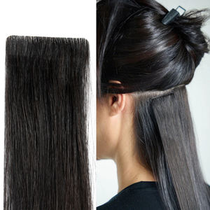 Extensiones de Cabello Adhesivas Invisibles de Lujo, Doble Trama, Alto Volumen, Inyección Sin Costuras, Cabello Virgen con Trama de Piel - Product Image 5