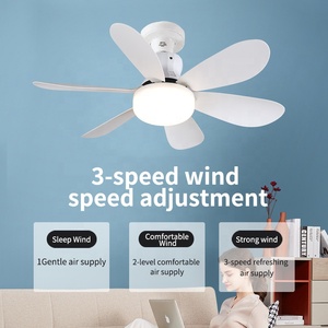 Ventilador de Techo LED Inteligente con Control Remoto, Silencioso, Moderno y de Bajo Consumo, con Luz para Dormitorio - Product Image 1