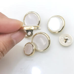 HAPPYQUALITY Luxury Diamond Pattern Accesorios <span class=keywords><strong>de</strong></span> botones <span class=keywords><strong>de</strong></span> plástico Botones cosidos a mano - Product Image 2