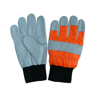 GG3001 Guantes de seguridad con certificación CE Guantes de protección anticorte para trabajo de motosierra Guantes de trabajo de leñador resistentes a cortes a prueba de cortes - Product Image 2
