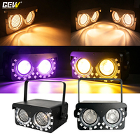 Projecteur LED de surface DMX 100W à lumière dorée, blanc chaud et froid, RGB, aspect hibou, pour événements scéniques