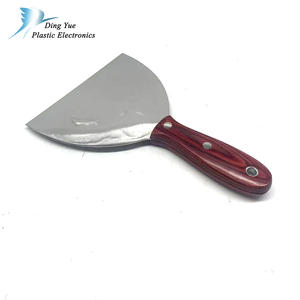 Truelle en acier inoxydable de qualité industrielle, outil de plâtrage pour <span class=keywords><strong>maçon</strong></span>, lame polie miroir, manche en acier inoxydable, outil d'artisanat de construction - Product Image 1