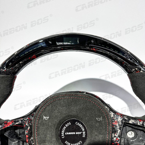 Volante de fibra de carbono deportivo directo de fábrica rojo con LED M para <span class=keywords><strong>BMW</strong></span> G Series G20 G21 G22 G23 G26 G80 G81 G82 <span class=keywords><strong>2023</strong></span> 2024 M4 M5 - Product Image 6