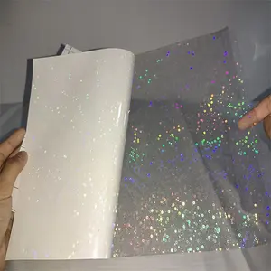 Laser Cold Lamination A4 Size Sheets And Rolls Transparent Hologram Laminating Film