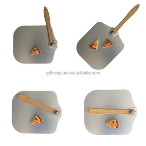 Paleta giratoria de pelar <span class=keywords><strong>Pizza</strong></span> de grado alimenticio, <span class=keywords><strong>pala</strong></span> giratoria, mango de madera sólida, tornillo de acero inoxidable, herramientas de hornear, precio de fábrica de regalo - Product Image 2