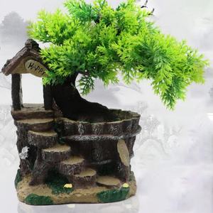 <b>Aquarium</b> Resin Rockery Ornaments Durable Eco-Friendly Turtle Sun Platform Fish Tank Landscape Decoration for Living Room - Product Image 4