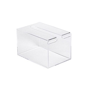 <b>Acrylic</b> Paper Towel Holder Rectangle Wall Mounted Detachable Kitchen <b>Storage</b> Box - Product Image 1
