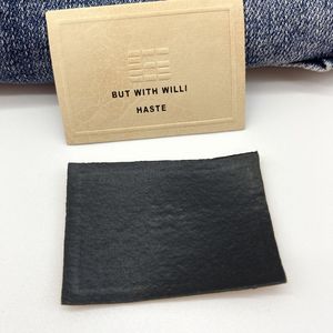 Printed Custom Logo Leather Tag <strong>Jeans</strong> PU Denim <strong>Label</strong> <strong>Labels</strong> Customize for <strong>Jeans</strong> Clothing - Product Image 5