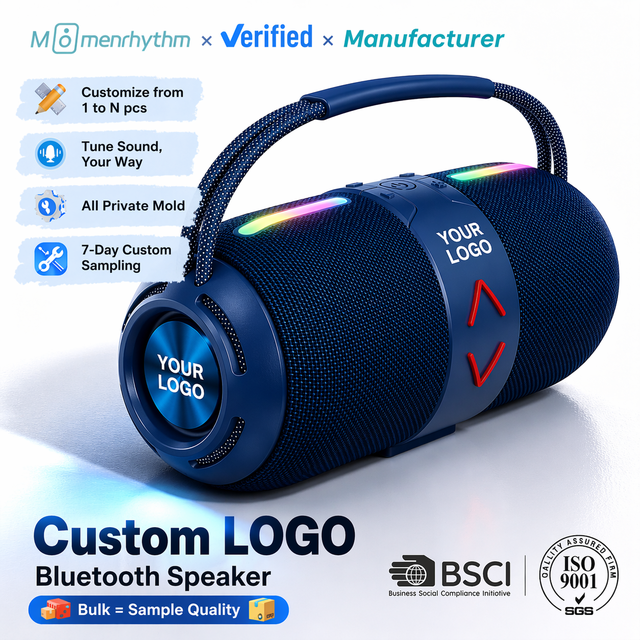 Portable  Personalized Speaker Wireless Sound System Waterproof Outdoor Fast Charging High Bass Party Boombox