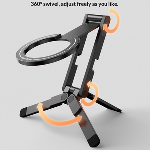 Support de téléphone magnétique multifonctionnel rotatif et pliable, trépied de bureau, perche à selfie portable, support de photographie - Product Image 3