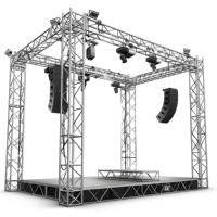 Marco de aluminio Truss Modular Rapid Stage Lighting Flat Tower Truss con base grande
