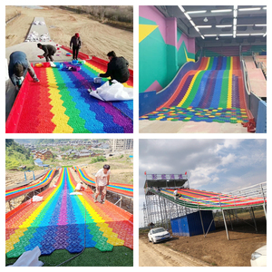 Trung Quốc nhà máy vui chơi giải trí công viên đi xe cho trẻ em khô trượt tuyết cầu vồng trượt tuyết trượt - Product Image 4