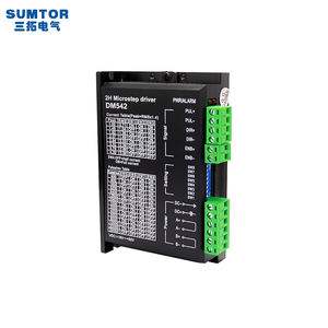 محرك خطوي مستعمل DM542 ثنائي الطور لمحركات Nema 23، يعمل بجهد 24~50 فولت تيار مستمر وتيار 4.5 أمبير. - Product Image 1